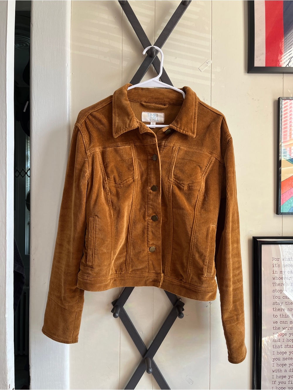 Time and Tru Corduroy Jacket in Camel